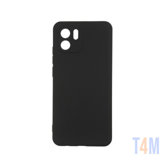 Capa de Silicone com Moldura de Câmera para Xiaomi Redmi A1/Redmi A2 Preto